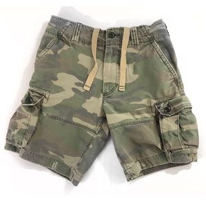 Men’s Abercrombie Distressed Camo Cargo Shorts